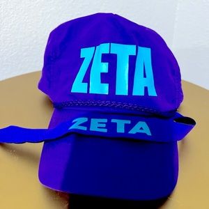 NEON PURPLE & BLUE - ZETA HAT & GLASSES STRAP SET